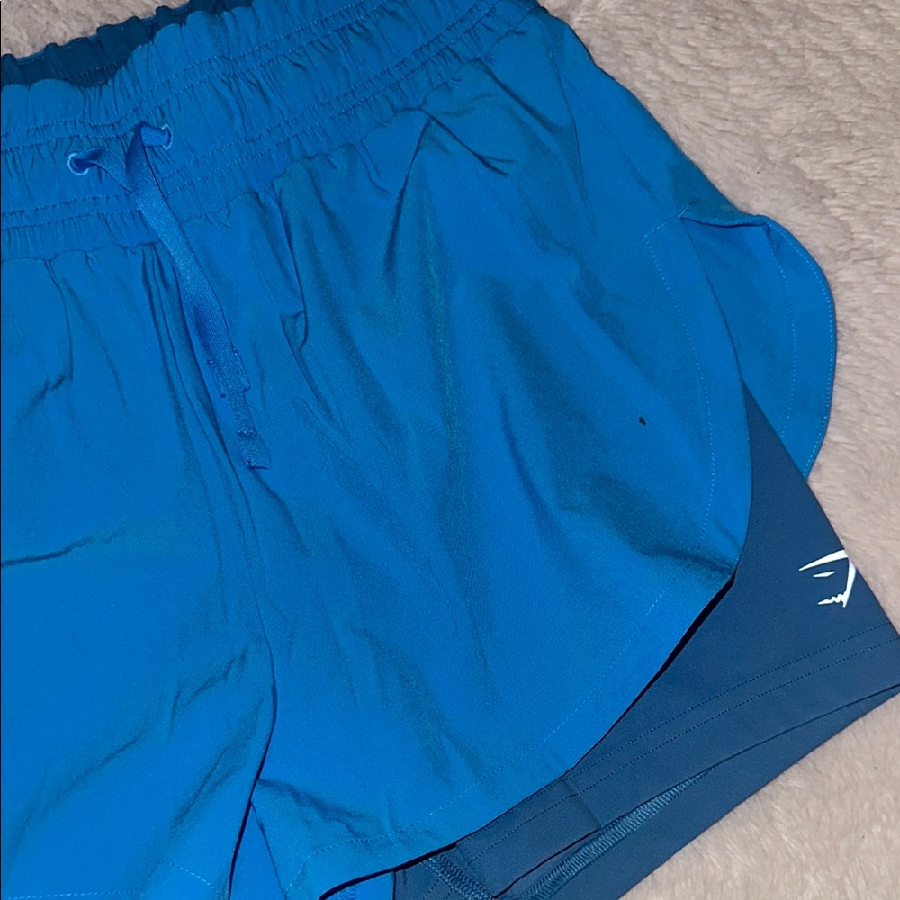 Gym Shark shorts small blue